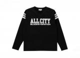 BEPFW21TE01 ALL CITY FOOTBALL HEAVY-WEIGHT TEE BLK