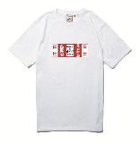 CARE LABEL FRAME S/S TEE WHITE