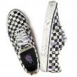 Authentic44Dx Splatter Embroidery x Checkerboard