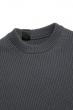 [2212-KT04-025] CREW NECK KNIT CHARCOAL
