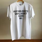 Vinyl addict clinic T-shirt [TE-128] white