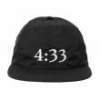 SOFT BRIM 6 PANEL CAP (4:33) BLACK