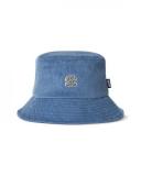 BEPSS23AC09-BLUE OG LABEL CORDUROY BUCKET HAT