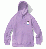 MINI BLUE FRAME PULLOVER HOODIE LILAC