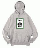 GREEN FRAME PULLOVER HOODIE FL HEATHER GRAY