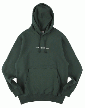 SIDE LOGO EMBROIDERED PULLOVER HOODIE FL EVERGREEN