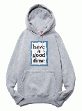 BLUE FRAME PULLOVER HOODIE FL HEATHER GRAY
