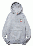 MINI FRAME PULLOVER HOODIE HEATHER GRAY
