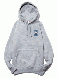 MINI BLUE FRAME PULLOVER HOODIE HEATHER GRAY