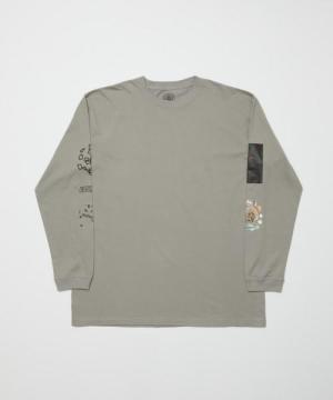 BLANKMAG x Bal “collection 1” L/S Tee GRAY